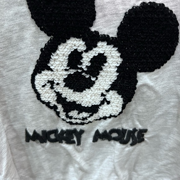 Velvet Sequin Mickey Mouse Zara Kids Shirt - Picture 2 of 5